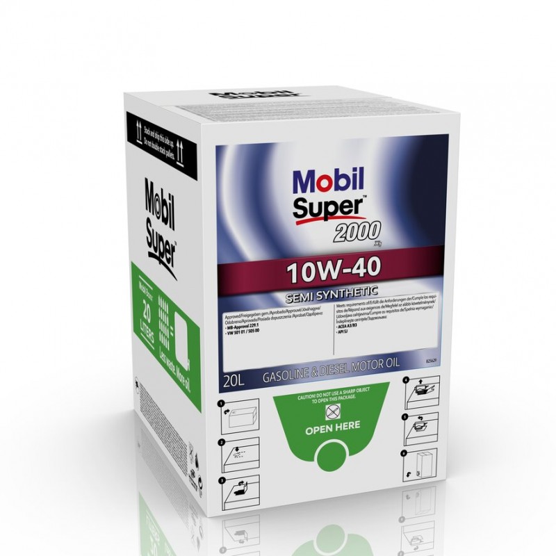 MOBIL SUPER 2000 X1 10W40 20L Bag in box