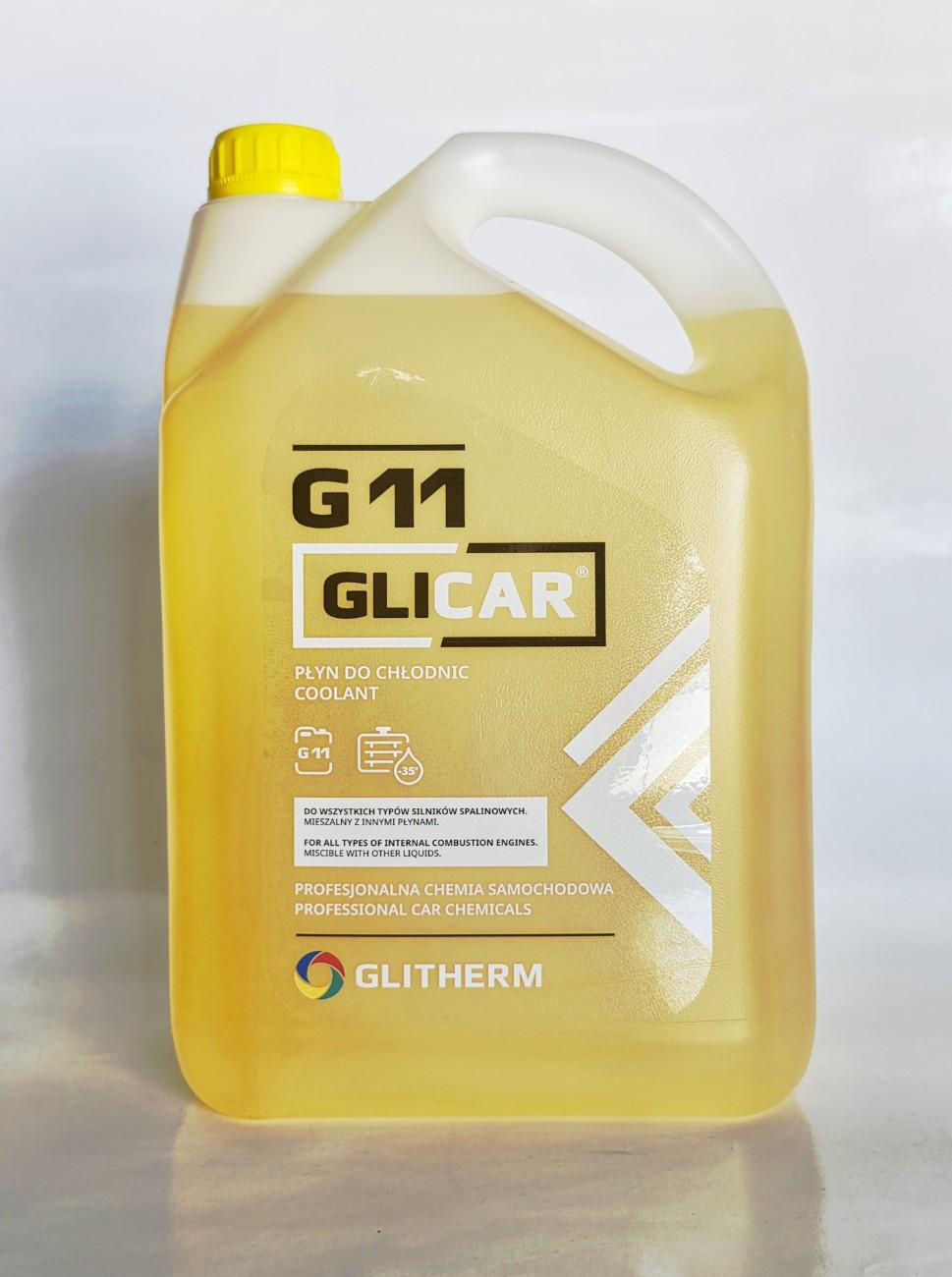 PŁYN DO CHŁODNIC GLICAR G11 ŻÓŁTY 5L