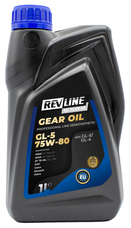 REVLINE GEAR OIL GL-5 75W80 1L