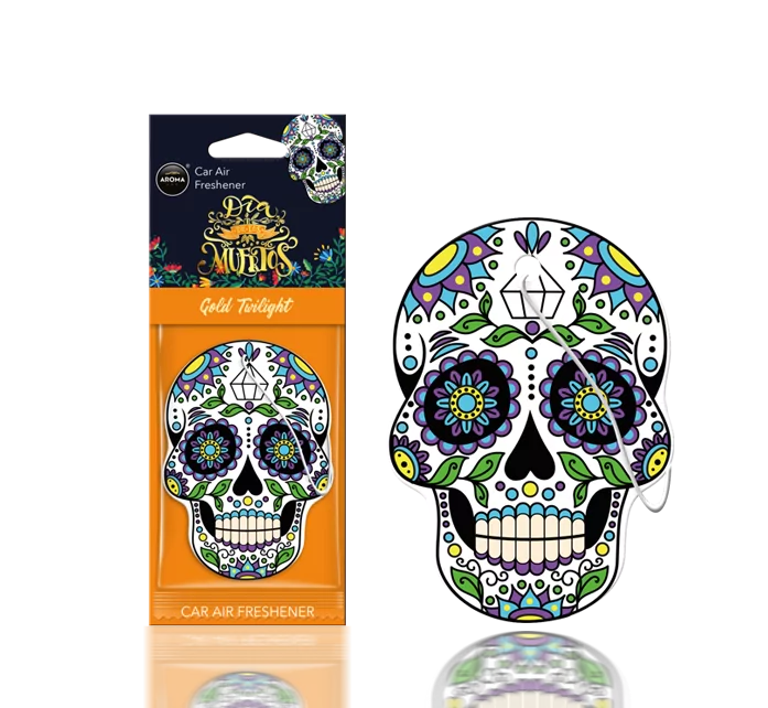 ZAPACH AROMA CAR DIA DE LOS MUERTOS GOLD TATTOO (TWILIGHT)