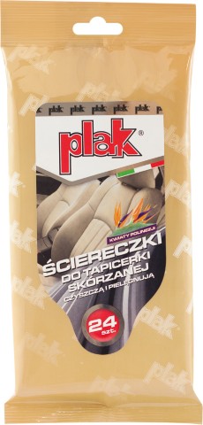 ŚCIERECZKI DO TAPICERKI SKÓRZANEJ PLAK KWIATY POLINEZJI 24szt