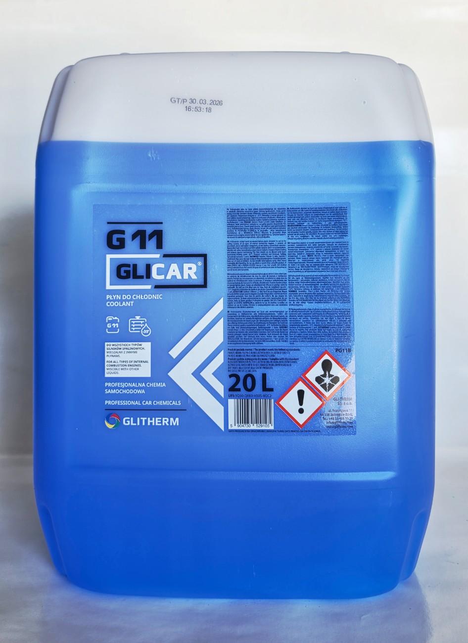 PŁYN DO CHŁODNIC GLICAR G11 NIEBIESKI 20L
