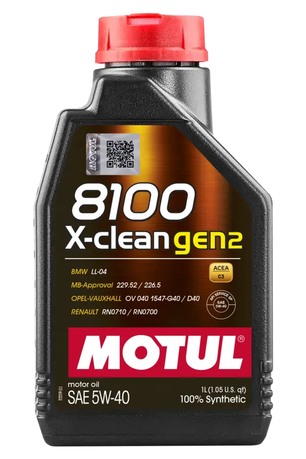 MOTUL 8100 X-Clean GEN2 5W40 1L