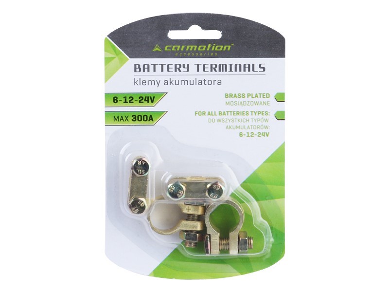 Klemy mosiądzowane 300A STANDARD CARMOTION