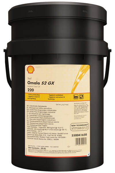 SHELL OMALA S2 GX 220 20L