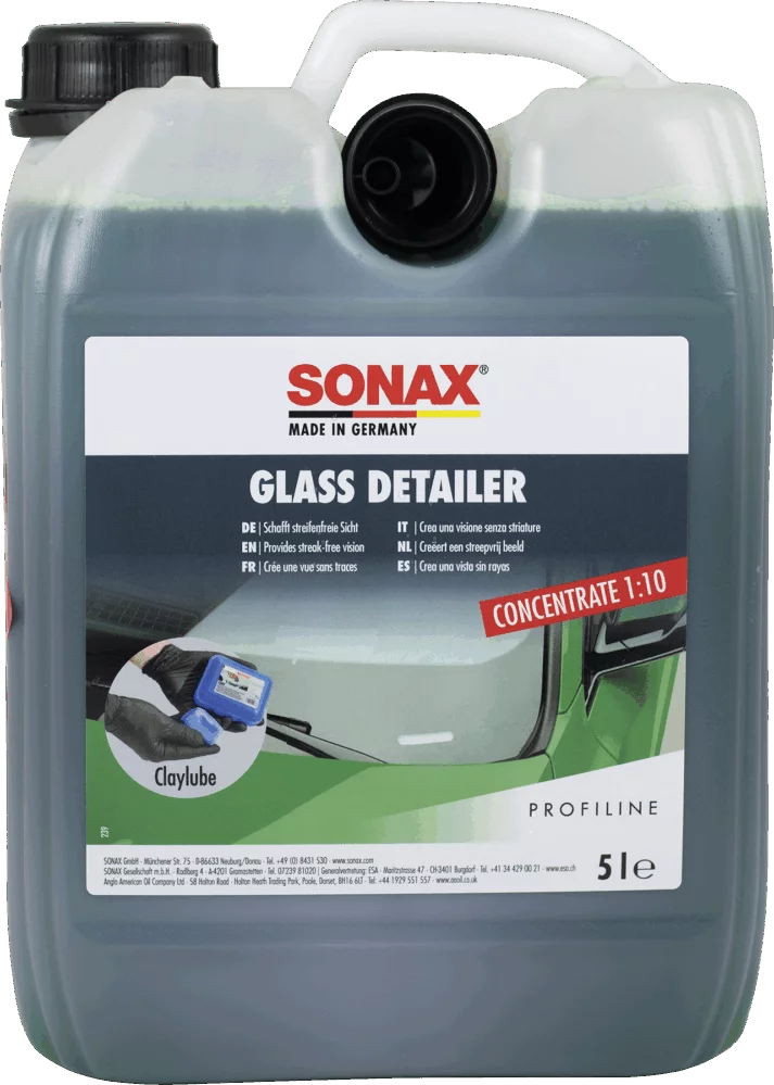 SONAX GLASS DETAILER KONCENTRAT DO MYCIA SZYB 5L