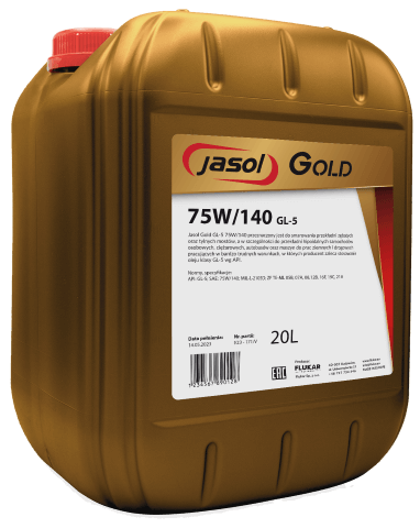 JASOL GOLD GL-5 75W140 20L