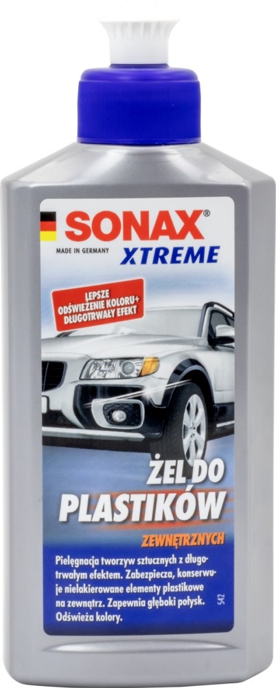 SONAX XTREME Żel do plastików zewnętrznych 250ml