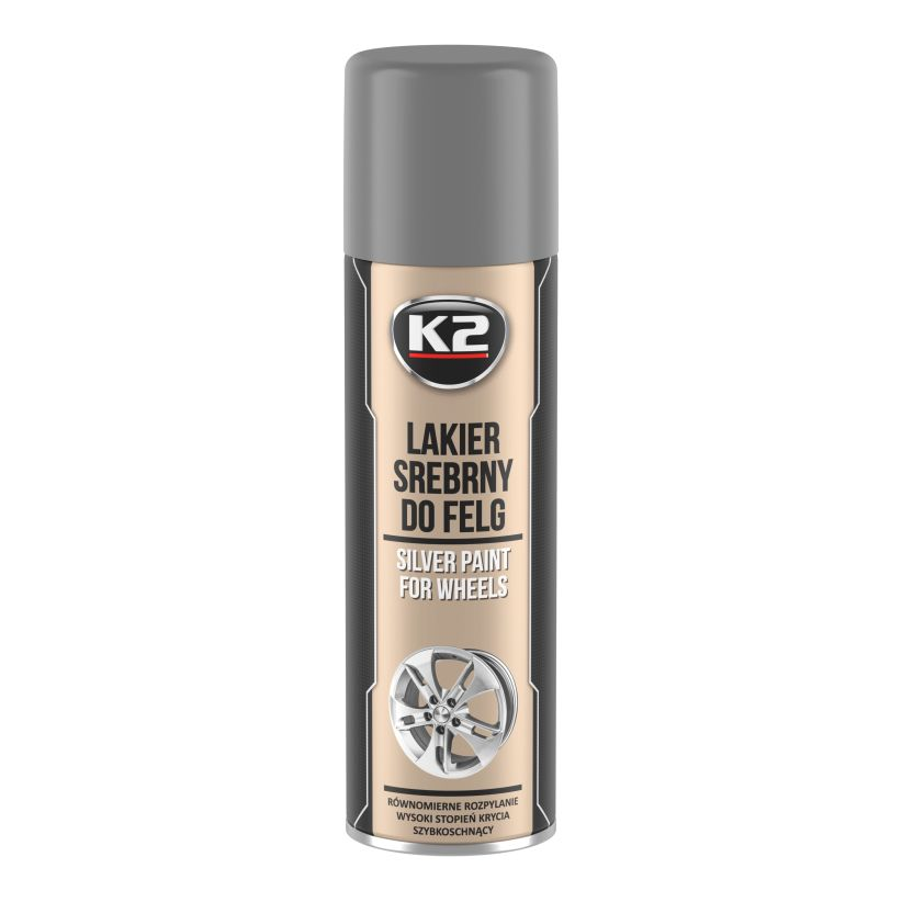 K2 LAKIER DO FELG SREBNY 500ml