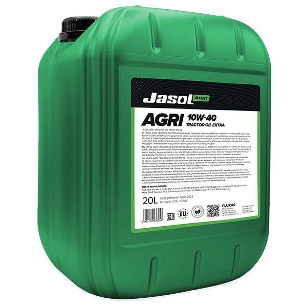 JASOL AGRI TRACTOR OIL EXTRA 10W40 20L
