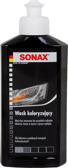 SONAX WOSK KOLORYZUJĄCY CZARNY 250ml