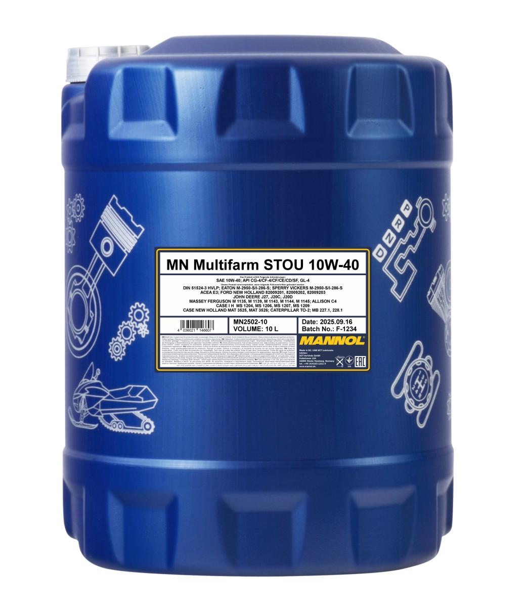 MANNOL MULTIFARM STOU 10W40 2502 10L