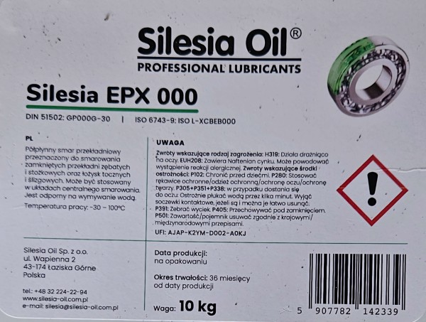 SMAR EPX 000 10kg Silesia Oil