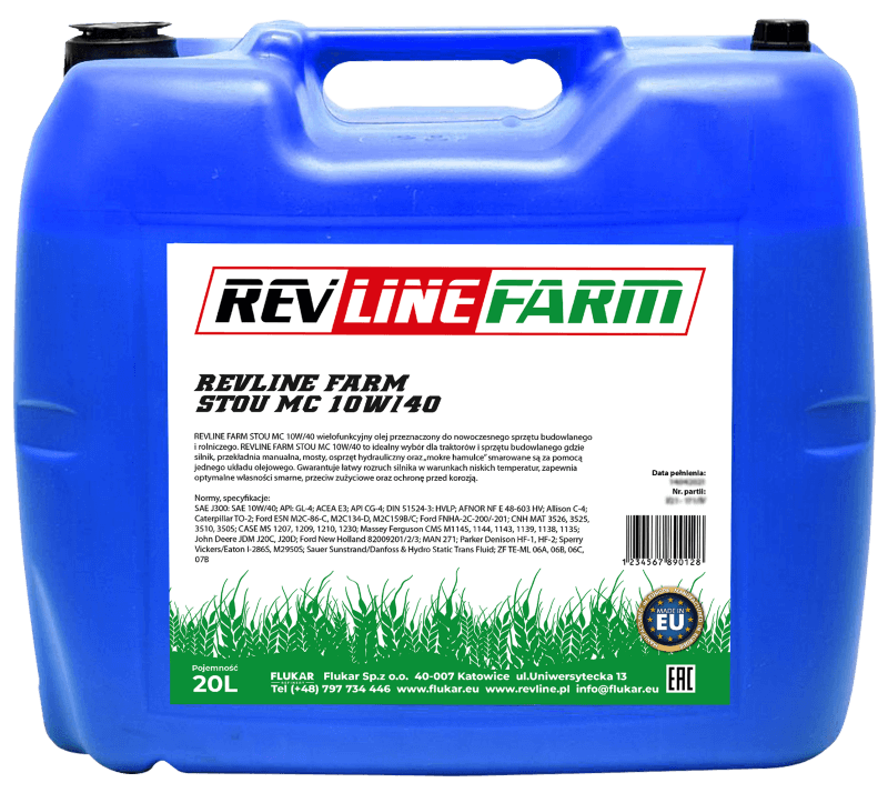 REVLINE FARM STOU MC 10W40 20L