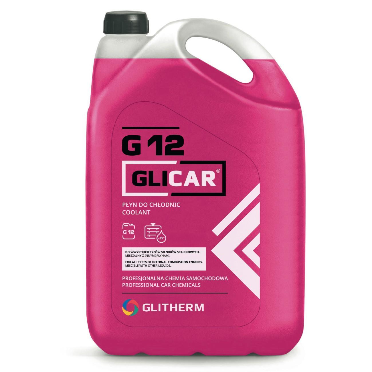 PŁYN DO CHŁODNIC GLICAR G12 CZERWONY 5L
