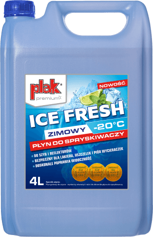 PŁYN DO SPRYSKIWACZY ZIMOWY PLAK ICE FRESH 4L -20°C