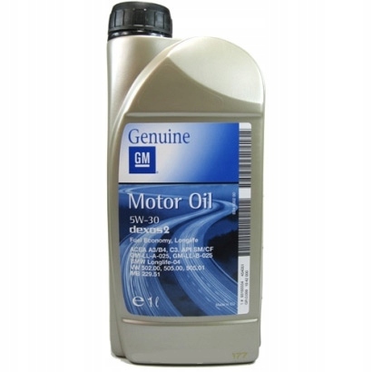 GM MOTOR OIL 5W30 C3 SN/CF Dexos2 1L
