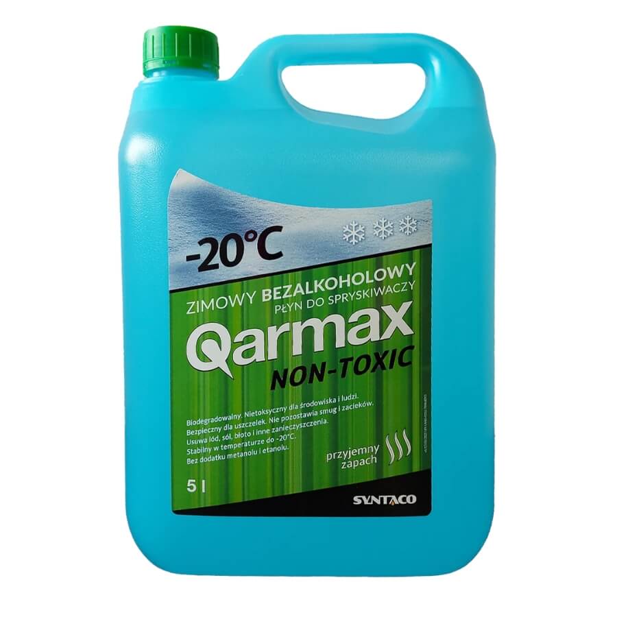 PŁYN DO SPRYSKIWACZY ZIMOWY QARMAX NON-TOXIC 5L -20°C