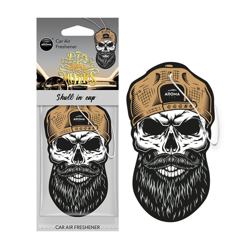 ZAPACH AROMA CAR DIA DE LOS MUERTOS SKULL IN A CAP