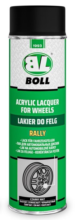 BOLL LAKIER DO FELG RALLY CZARNY MAT 500ml