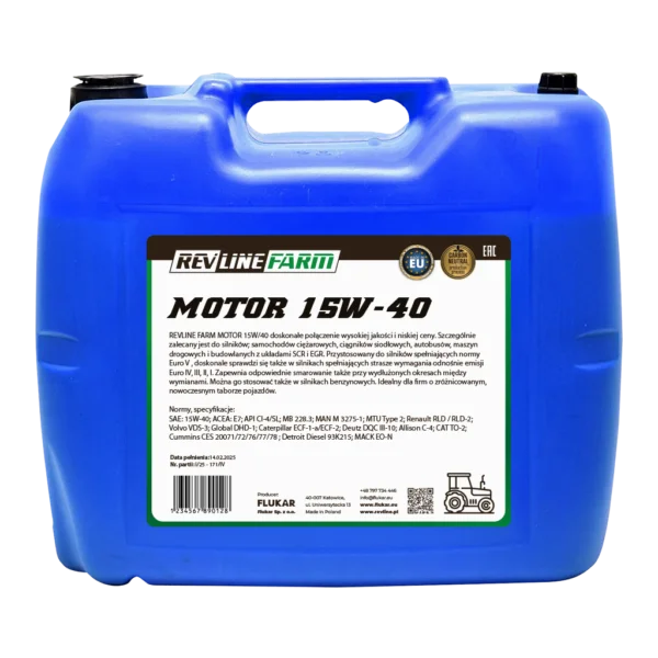 REVLINE FARM MOTOR 15W40 20L
