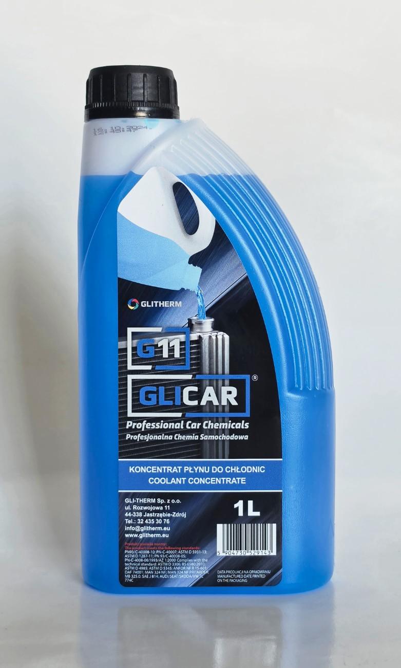 KONCENTRAT DO CHŁODNIC GLICAR G11 NIEBIESKI 1L