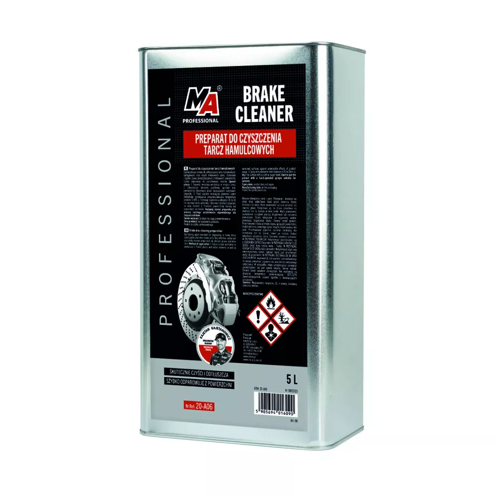 BRAKE CLEANER Zmywacz do hamulców MA Professional 5L