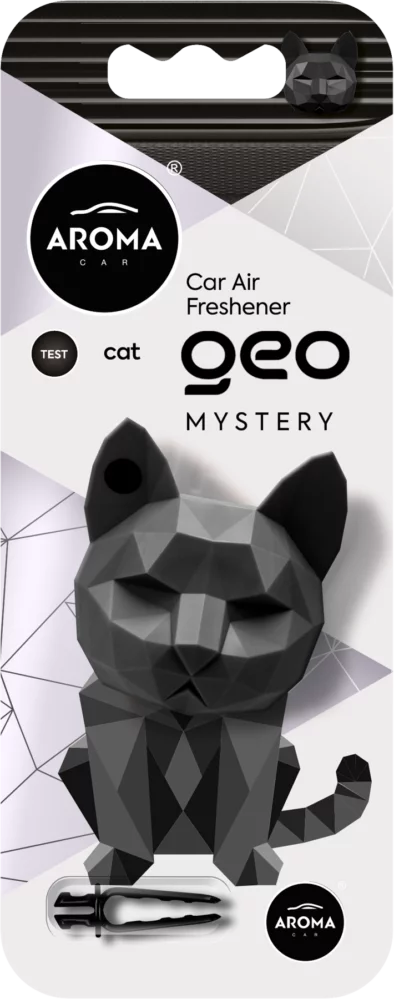 ZAPACH AROMA CAR GEO CAT 3D BLACK MYSTERY