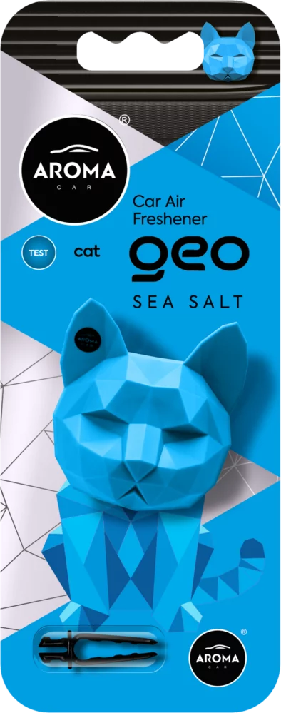 ZAPACH AROMA CAR GEO CAT 3D SEA SALT