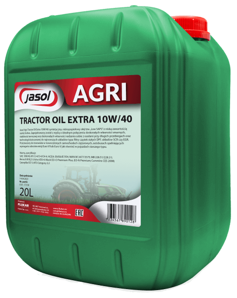 JASOL AGRI TRACTOR OIL EXTRA 10W40 20L