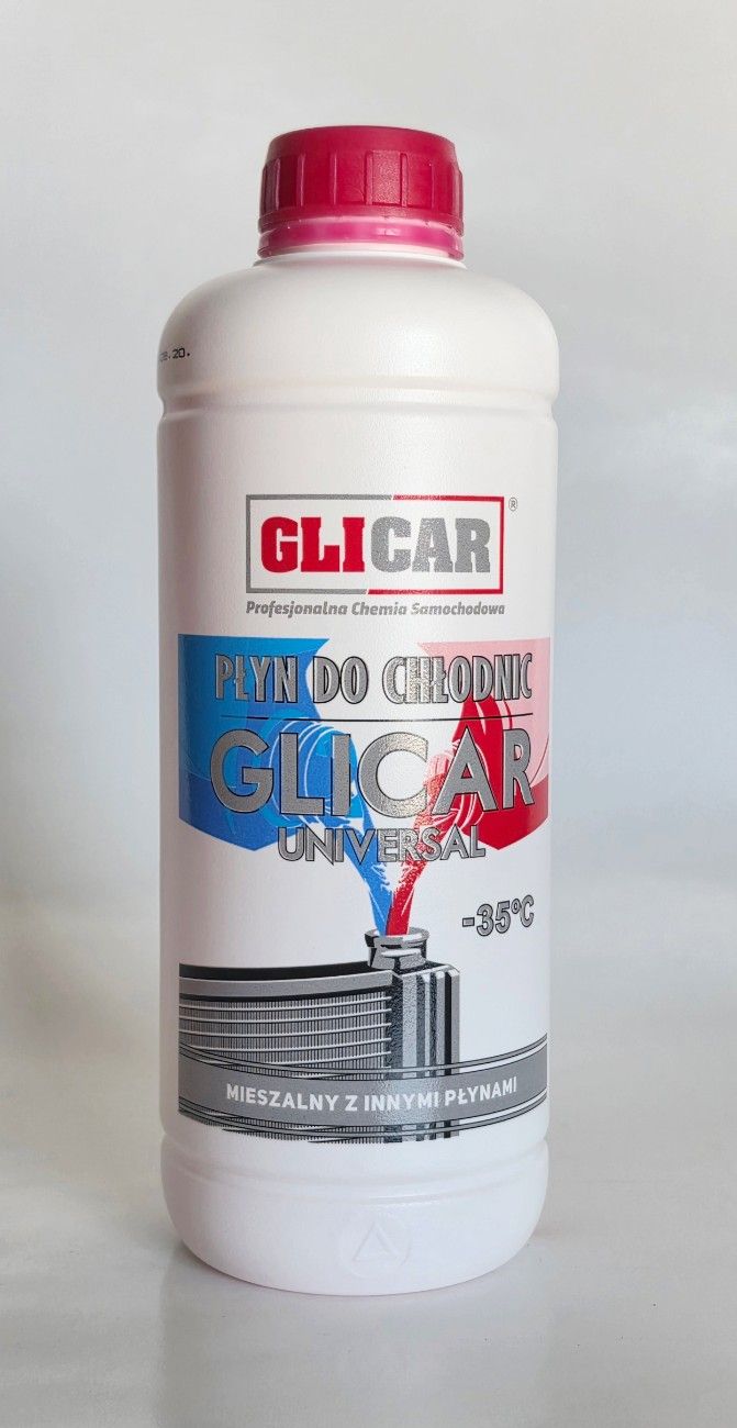 PŁYN DO CHŁODNIC GLICAR UNIVERSAL 1L czerwony