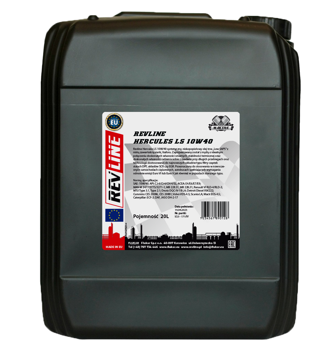 REVLINE HERCULES LS 10W40 20L