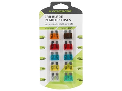 BEZPIECZNIKI PŁYTKOWE 5A-30A CARMOTION