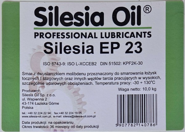SMAR EP 23 10kg Silesia Oil