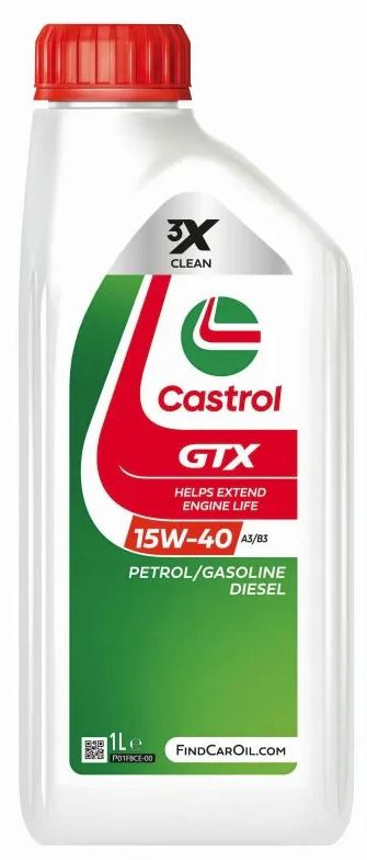 CASTROL GTX 15W40 A3/B3 1L