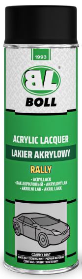 BOLL LAKIER AKRYLOWY RALLY CZARNY MAT 500ml