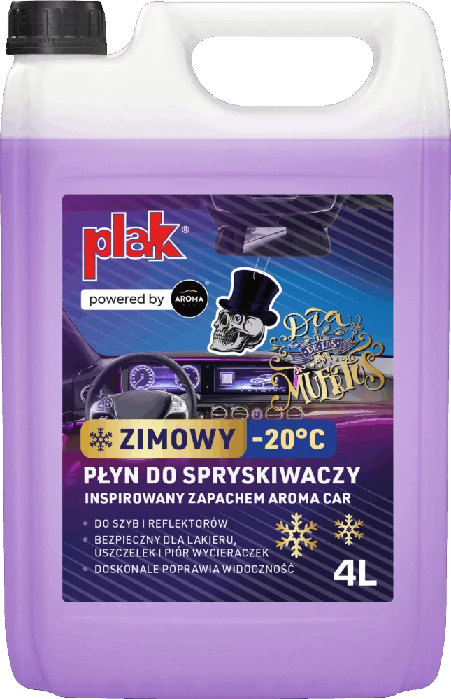 PŁYN DO SPRYSKIWACZY ZIMOWY PLAK MUERTOS 4L -20°C