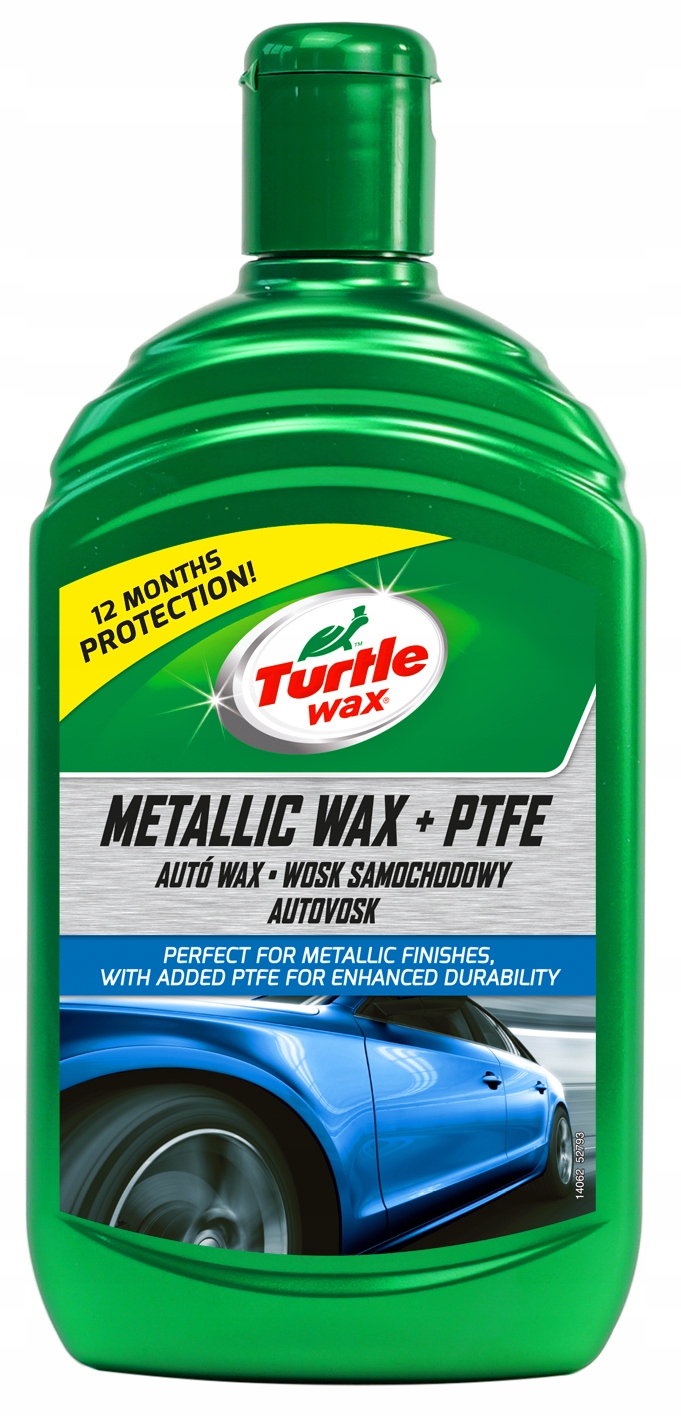 TurtleWax METALIC WAX + PTFE WOSK SAMOCHODOWY 500ml