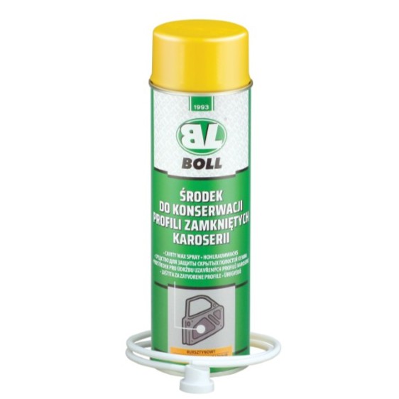 BOLL ŚRODEK DO KONSERWACJI PROFILI ZAMKNIĘTYCH KAROSERII SPRAY BURSZTYNOWY 500ml