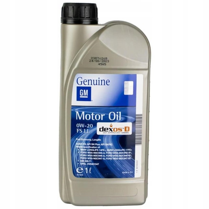 GM MOTOR OIL 0W20 1L