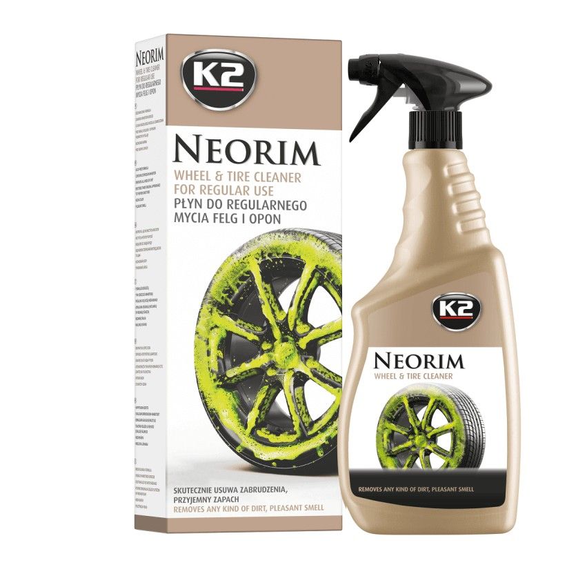 K2 NEORIM Zasadowy płyn do mycia felg i opon 700ml