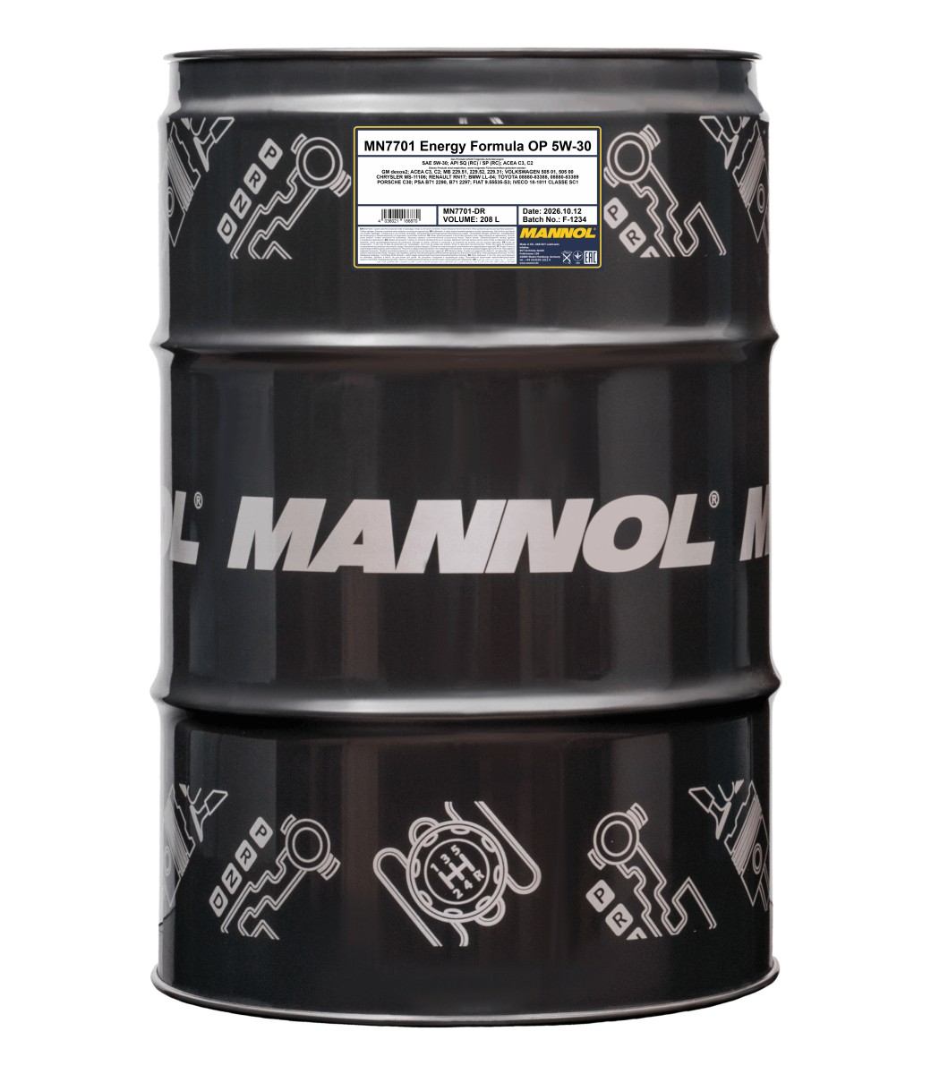 MANNOL ENERGY FORMULA OP 5W30 7701 208L