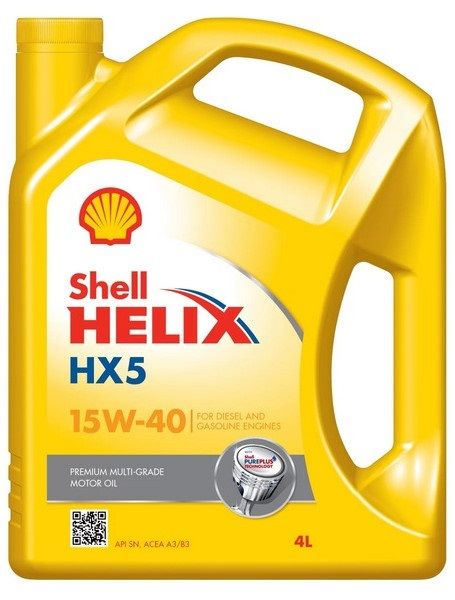 SHELL HELIX HX5 15W40 4L