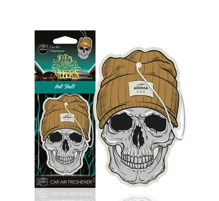 ZAPACH AROMA CAR DIA DE LOS MUERTOS HAT SKULL