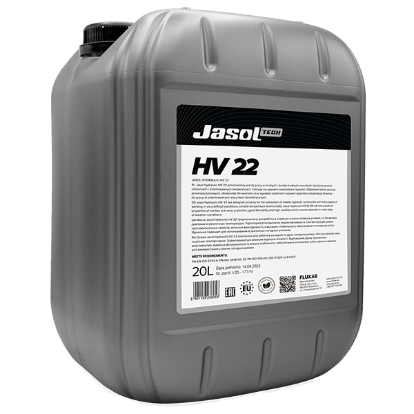 JASOL HYDRAULIC HV 22 20L