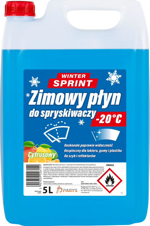 PŁYN DO SPRYSKIWACZY ZIMOWY SPRINT CYTRUSOWY 5L -20°C
