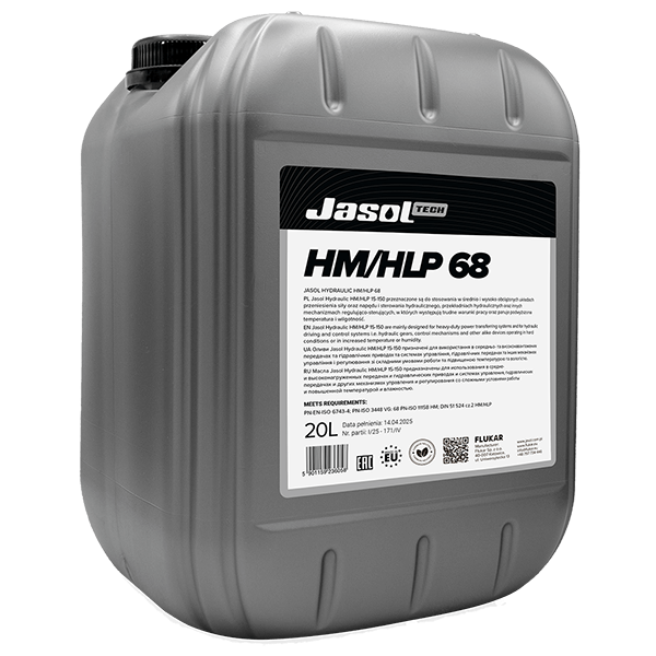 JASOL HYDRAULIC HM/HLP 68 20L