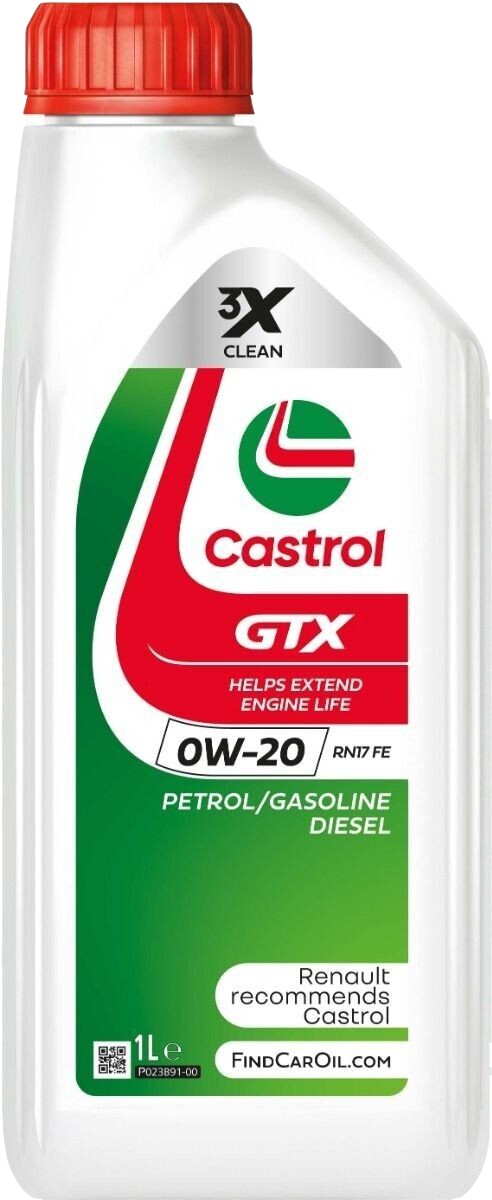 CASTROL GTX 0W20 RN17 FE 1L