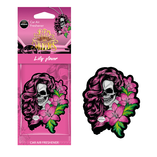ZAPACH AROMA CAR DIA DE LOS MUERTOS LILY FLOWER