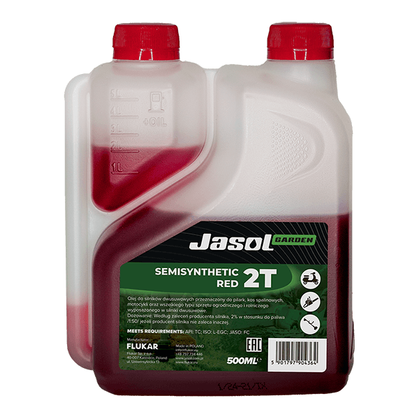 JASOL 2T STROKE SEMI RED 500ml